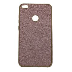 Θήκη σιλικόνης με εξωτερικό Glitter για Huawei P8/P9 Lite 2017 - Ροζ Χρυσό