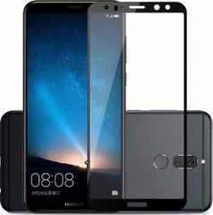 3D Tempered Glass Full Cover & Full Glue για Huawei Mate 10 Lite - μαύρο