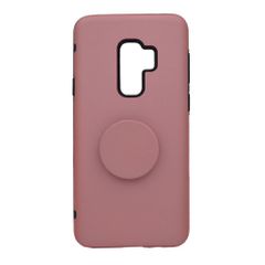 Θήκη ενισχυμένη Tough Armor με Pop Socket για Samsung S9 Plus - ροζ χρυσό