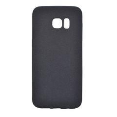 Θήκη σιλικόνης TPU Ultra Slim 0.3mm soft υφή mat για Samsung S7 Edge - μαύρο