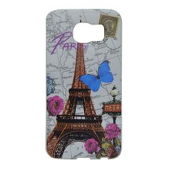 Θήκη TPU σιλικόνης με σχέδιο 'Paris' για Samsung Galaxy S6