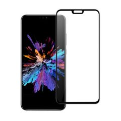 3D Tempered Glass Full Cover & Full Glue για Honor 8X - μαύρο