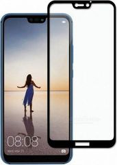 3D Tempered Glass Full Cover & Full Glue για Huawei P20 Pro - μαύρο