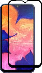 9H Tempered Glass Full Cover & Full Glue για Samsung A10 - μαύρο