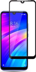 3D Tempered Glass Full Cover & Full Glue για Xiaomi Redmi 7 - μαύρο