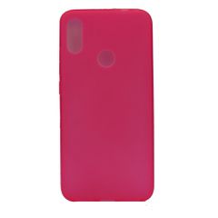 Θήκη TPU με διάφανη mat πλάτη για Xiaomi Redmi Note 7 / 7 Pro - ροζ