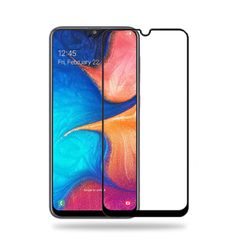 9H Tempered Glass Full Cover & Full Glue για Samsung A20e - μαύρο