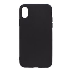 Θήκη σιλικόνης TPU Ultra Slim 0.3mm soft mat για iPhone X/Xs - μαύρο