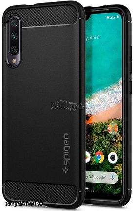 Θήκη Spigen Rugged Armor για Xiaomi Mi A3 (S51CS26397) - μαύρο