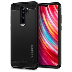 Θήκη Spigen Rugged Armor για Xiaomi Redmi Note 8 Pro ( ACS00268) - μαύρη