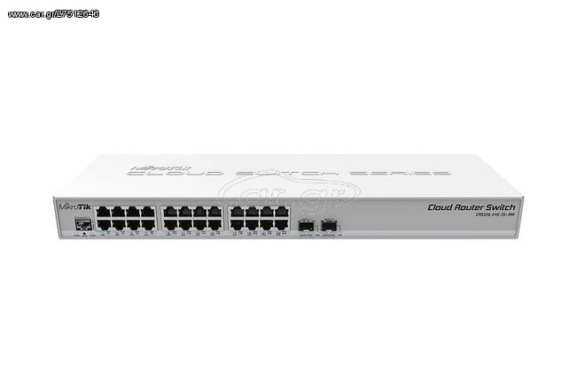 MikroTik Routerboard CRS326-24G-2S+RM, 800MHz, 512MB, 24xGigabit, 2xSFP+, LCD, L5