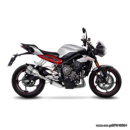 Leovince Tελικό Εξάτμισης LV Pro S.Steel/Carbon End Triumph STREET TRIPLE 765 S/SA2/R/R LRH/RS 2017 - 2019