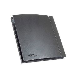 Εξαεριστήρας αθόρυβος σε γκρί χρώμα SILENT DESIGN 100 CZ 8W Φ99 με φωτεινή ένδειξη λειτουργίας και τάμπερ αντεπιστροφής