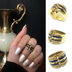 Δαχτυλιδια 18k με Ζαφειρια-thumb-3