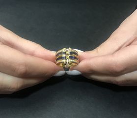 Δαχτυλιδια 18k με Ζαφειρια-thumb-11
