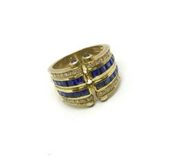 Δαχτυλιδια 18k με Ζαφειρια-thumb-14