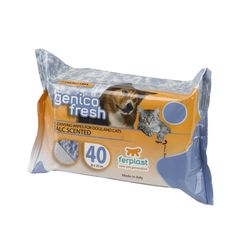 Μαντηλάκια Ferplast Genico Fresh Dog/Cat  Talc 40τμχ (20x30)