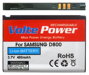 ΜΠΑΤΑΡΙΑ SAMSUNG D800 450mAh Li-ion VoltePower
