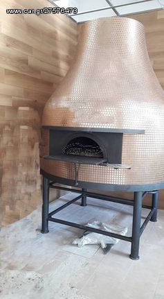 ΕΠΑΓΓΕΛΜΑΤΙΚΟΣ ΦΟΥΡΝΟΣ ΞΥΛΟΥ - ΑΕΡΙΟΥ  ΞΥΛΟΦΟΥΡΝΟΣ ΠΙΤΣΑΣ  ΙΤΑΛΙΚΟΥ ΤΥΠΟΥ D100  ΑΧΡΗΣΙΜΟΠΟΙΗΤΟΣ-thumb-17