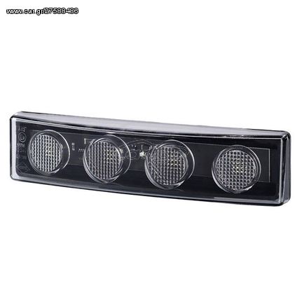 Drl HOR64 12/24V Προσθετο Daytime Διεθνη Με 4LED 0,5W 181x48mm Μαυρο 1ΤΕΜ