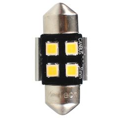 Λαμπακια Πλαφονιερας C5W/C10W 12V SV8.5 0,5W 31mm 4xSMD2835 Led Osram CAN-BUS Λευκο 2ΤΕΜ. M-TECH