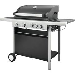Ψησταριά BBQ Υγραερίου UNIMAC 3 Καυστήρες + 1 Πλαϊνή Εστία