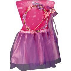 Αποκριάτικο Παιδικό Σετ Λουλουδάκι Φούστα, Στέκα, Ραβδάκι