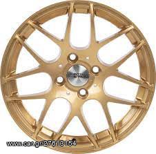 INTER ACTION SPORT 6X15'' 4X100 (GLOSS BLACK/POLISHED- ANTHRACITE- GOLD)