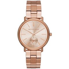 Ρολόι γυναικείο Michael Kors Jaryn MK3501 με μπρασελέ και ροζ χρυσό καντράν