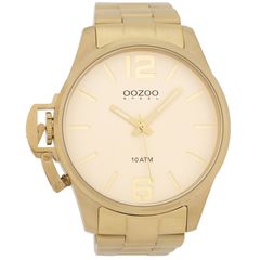 Ρολόι Unisex Oozoo Steel OSGR04 με μπρασελέ και σαμπανιζέ καντράν