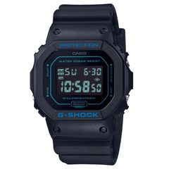 Ρολόι ανδρικό Casio G Shock DW-5600BBM-1ER με Rubber και ψηφιακό καντράν
