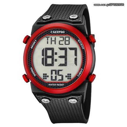 Ρολόι ανδρικό Calypso Sport K5705-2 με Rubber και ψηφιακό καντράν