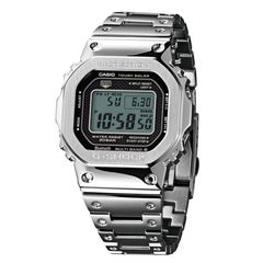 Ρολόι ανδρικό Casio G Shock Tough Solar GMW-B5000D-1ER με μπρασελέ και ψηφιακό καντράν