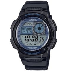 Ρολόι ανδρικό Casio Collection AE-1000W-2A2VEF με Rubber και ψηφιακό καντράν