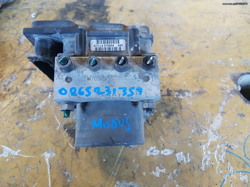 ABS RENAULT MODUS 0265231359