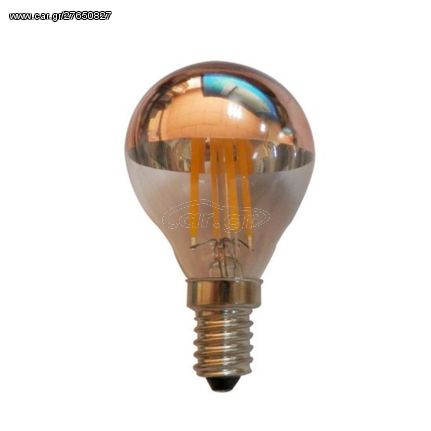 ΛΑΜΠΑ LED BALL ROSE GOLD E14 - RETRO4WWDIMG