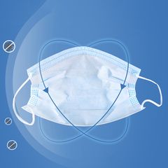 5 Μάσκες + 15 Φίλτρα Αυτοκόλλητα Προστασίας 1 Χρήσης Ιατρικού Τύπου 3 Στρωμάτων με λάστιχο αυτιών-thumb-4