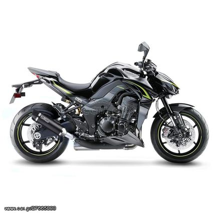 Leovince Εξατμίσεις Τελικά Lv One Evo Black S.Steel/Carbon End Kawasaki Z 1000/SX 2017 - 2020