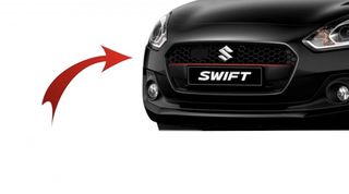 ΜΑΣΚΑ ΕΜΠΡΟΣ Suzuki Swift ZC33S (2017-up) Black with Red Sport Design