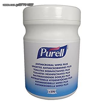 Purell - Αντιμικροβιακά μικροβιοκτόνα πανάκια 270 τεμάχια