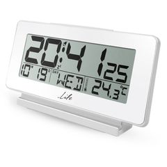 Ψηφιακό Ρολόι , Ξυπνητήρι με Θερμόμετρο Εσωτερικού Χώρου, Ημερομηνία και Οθόνη LCD