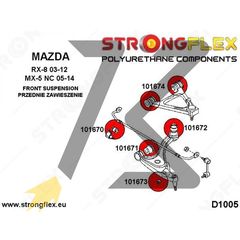 MAZDA RX8/MX-5 NC STRONGFLEX ΣΙΝΕΜΠΛΟΚ ΠΟΛΥΟΥΡΕΘΑΝΗΣ 101671A: Front lower arm front bush SPORT KB STORE-thumb-1