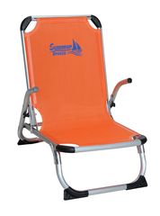 Καρέκλακι Παραλίας Αλουμινίου Βαρέως Τύπου Πτυσσόμενο Πορτοκαλί 53x61x67υψ EPAM 03.CH-180-O