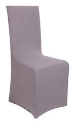 Κάλυμμα Καρέκλας Με Βολάν Ελαστικό Γκρι Elegant Viopros