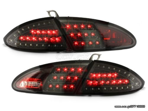 ΦΑΝΑΡΙΑ ΠΙΣΩ LITEC LED taillights suitable for SEAT Leon 05-09 _ black_with LED indic