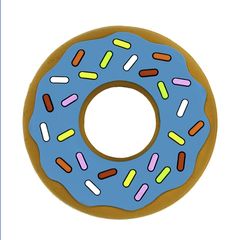 Μασητικό Silli chews Donuts blue