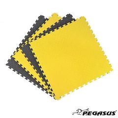 Επαγγελματικό Δάπεδο προστασίας Puzzle EVA 1m x 1m x 2cm (Μαύρο/Κίτρινο) Τεμάχιο