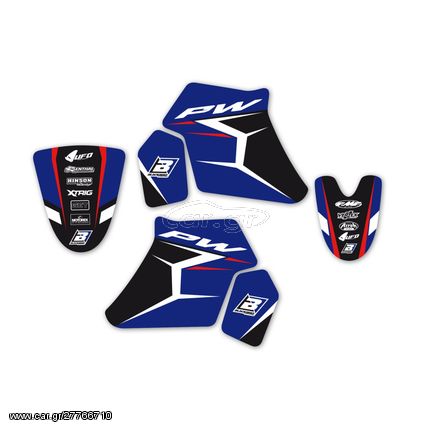 ΛΥΡΗΣ BLACKBIRD RACING ΣΕΤ ΑΥΤOKOΛΛΗΤΑ DREAM 4 ΓΙΑ YAMAHA PW 50 1991-2020, 2224N