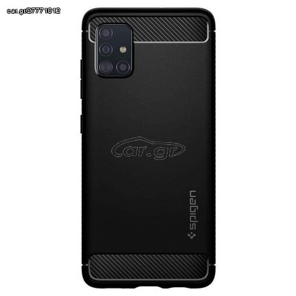 Θήκη Spigen Rugged Armor για Samsung A71(ACS00565)  - μαύρη