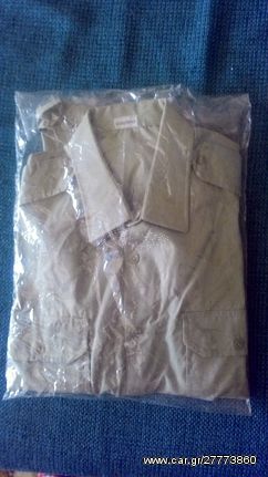 Πουκάμισο Αξιωματικού Υπαξιωματικού Στρατού Ξηράς κοντομάνικο καινούργιο-thumb-4